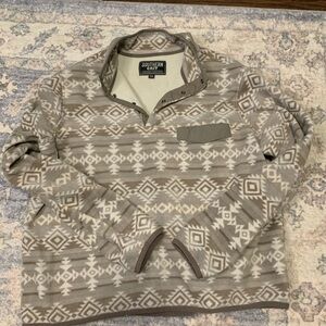 Men's Patterned Sweater - Gray